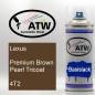 Preview: Lexus, Premium Brown Pearl Tricoat, 4T2: 400ml Sprühdose, von ATW Autoteile West.